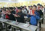 德州小巨人学校的孩子们领到了道德经妙解